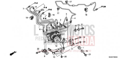 MODULATEUR ABS NC700DD de 2013